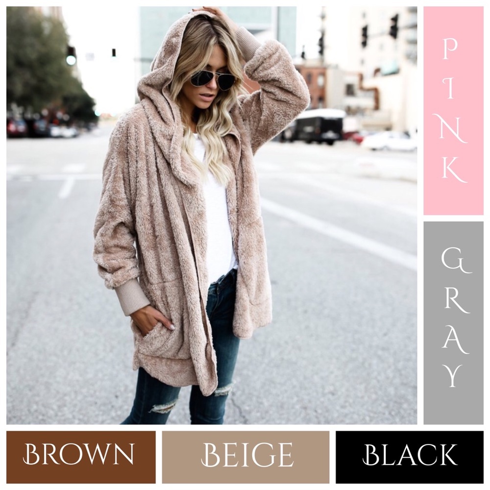 ‼️PRICE FIRM LAST CALL Cozy Soft Sherpa Jacket - Picture 2 of 8